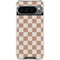 Neutral Checkered Google Pixel 10 Pro XL Clear Case